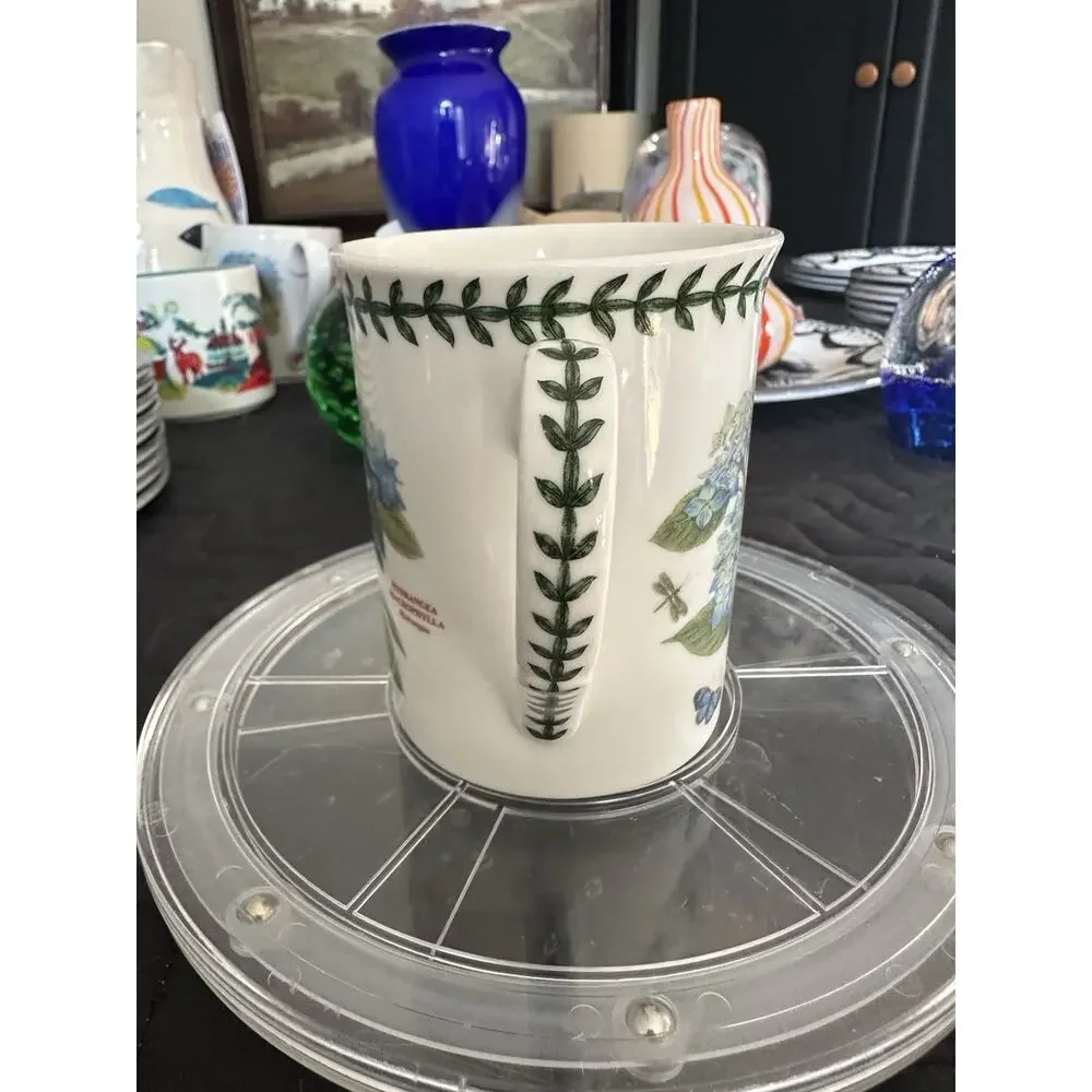 Botanic Garden Portmeirion Blue Hydrangea Macrophylla Butterfly Tea Coffee Cup
